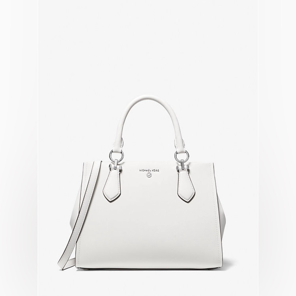 Michael Kors Lillie Medium Pebbled Leather Satchel